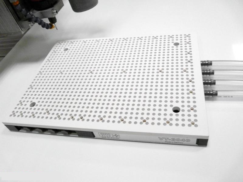 300x400mm Lochraster-Vakuumspanntisch Starter-Set