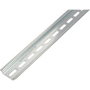 Hutschiene 35 x 7,5 mm, gelocht, 500 mm