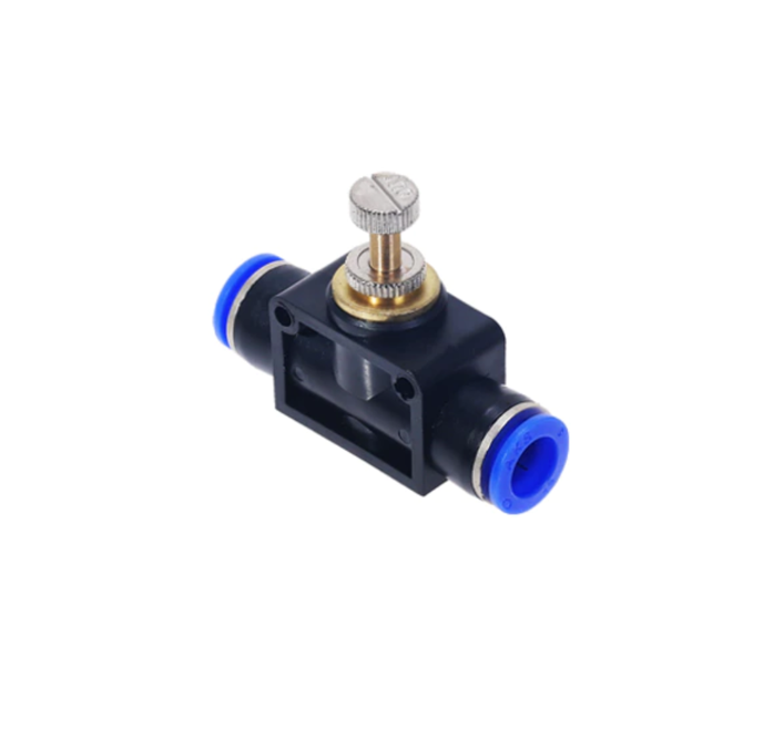 Drosselventil einstellbar mit Steckanschluss 8mm