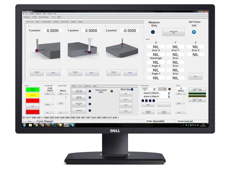 Artsoft Mach4  "Hobby" Steuerungssoftware