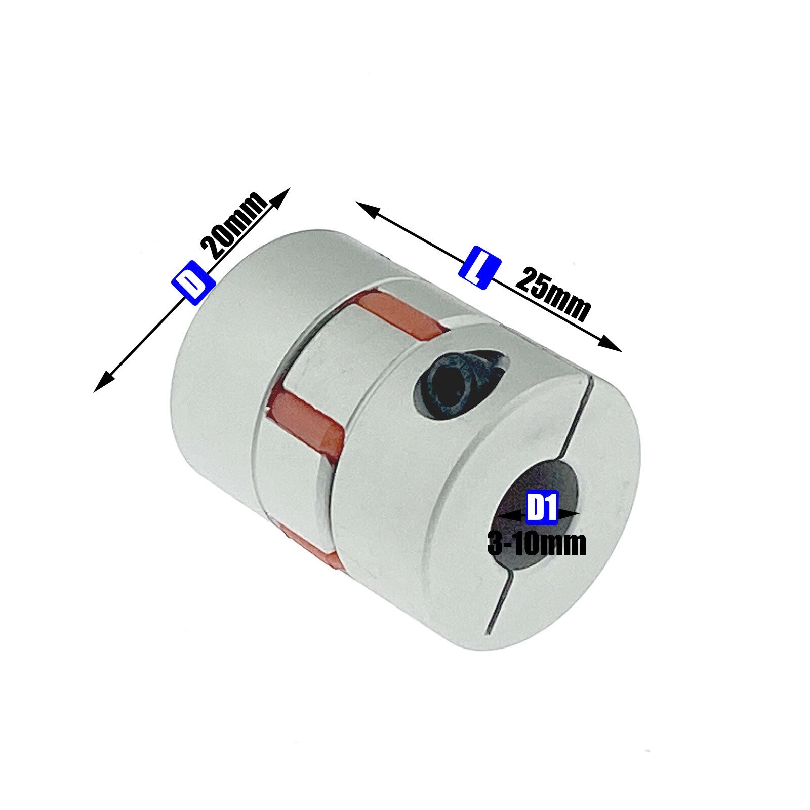 Klauenkupplung Wellenverbinder 20mm