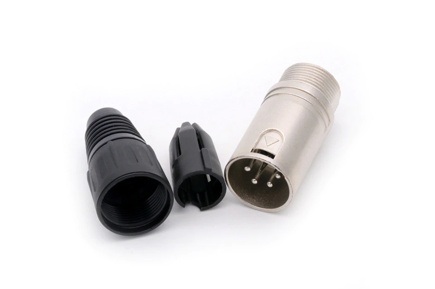 XLR 4-Pin Stecker für Schrittmotorkabel