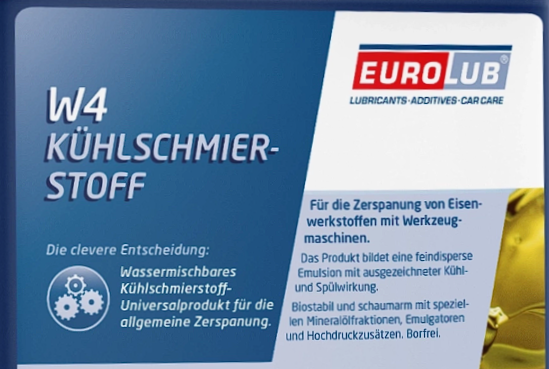Kühlschmierstoff-Konzentrat Eurolub W4 0.5L